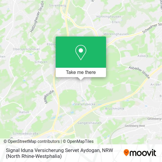 Карта Signal Iduna Versicherung Servet Aydogan