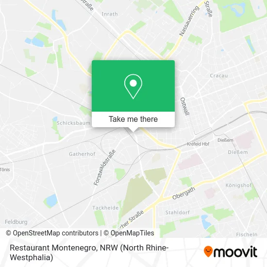 Карта Restaurant Montenegro