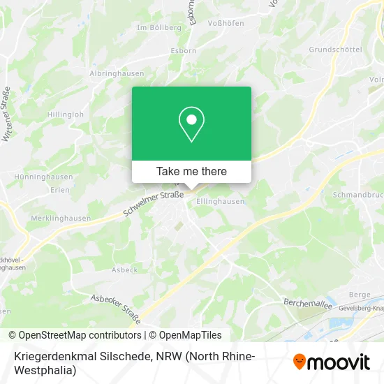 Карта Kriegerdenkmal Silschede