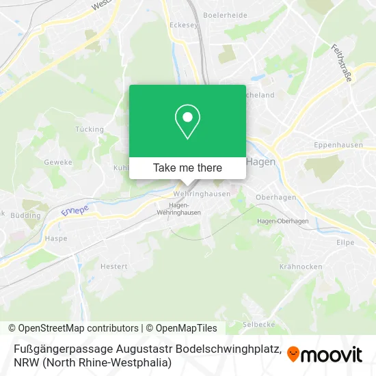 Карта Fußgängerpassage Augustastr Bodelschwinghplatz