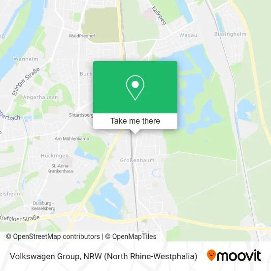 Volkswagen Group map