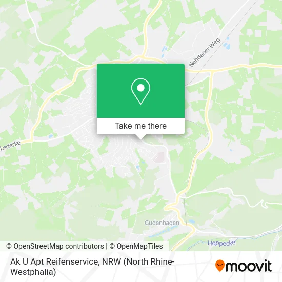 Карта Ak U Apt Reifenservice