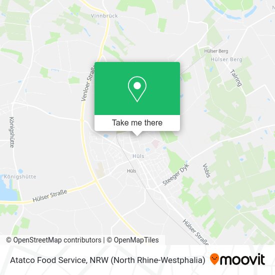 Карта Atatco Food Service