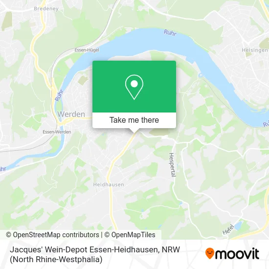 Jacques' Wein-Depot Essen-Heidhausen map