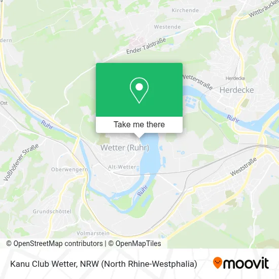 Kanu Club Wetter map