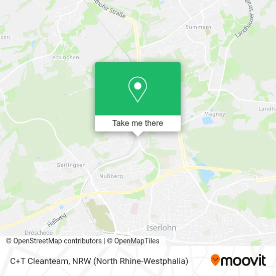 C+T Cleanteam map