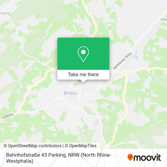 Bahnhofstraße 45 Parking map