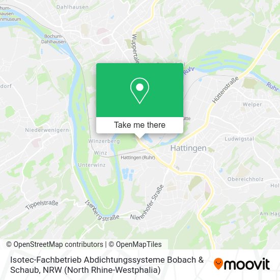 Карта Isotec-Fachbetrieb Abdichtungssysteme Bobach & Schaub