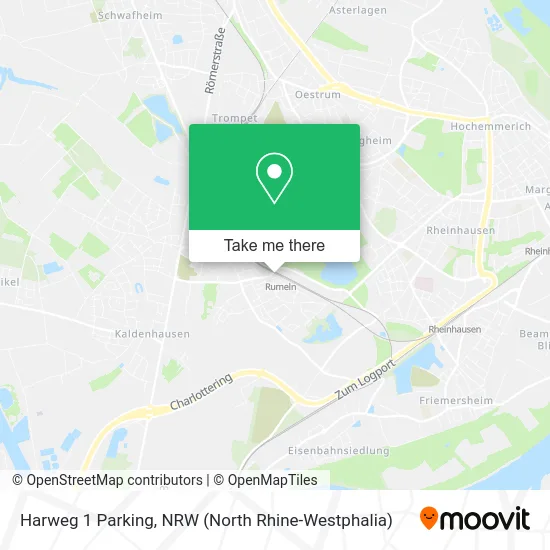 Карта Harweg 1 Parking