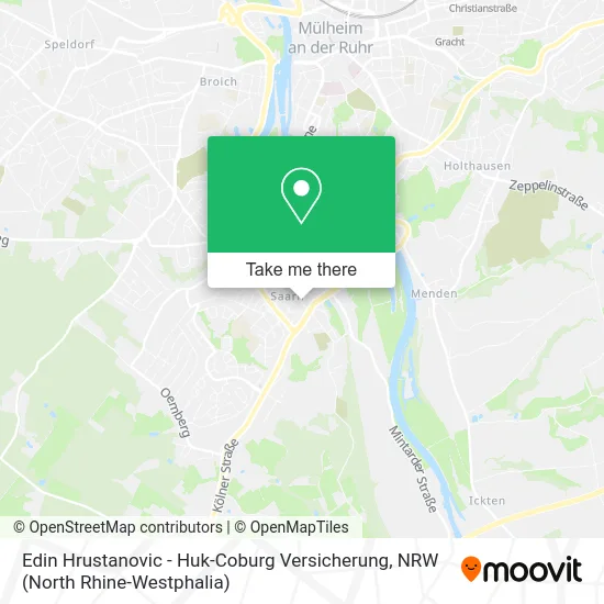 Карта Edin Hrustanovic - Huk-Coburg Versicherung