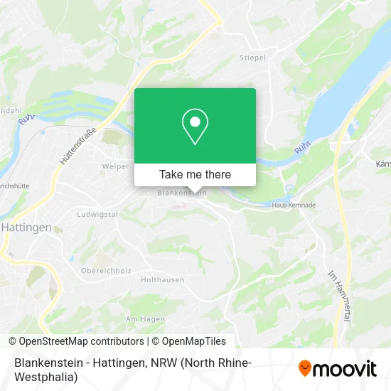 Карта Blankenstein - Hattingen