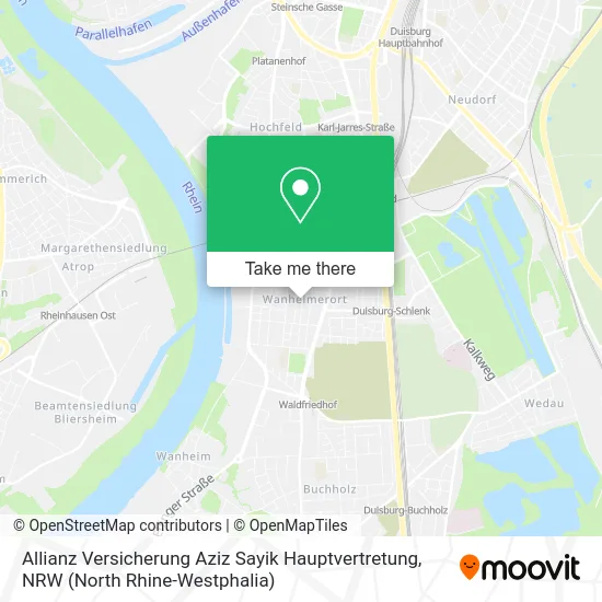 Allianz Versicherung Aziz Sayik Hauptvertretung map