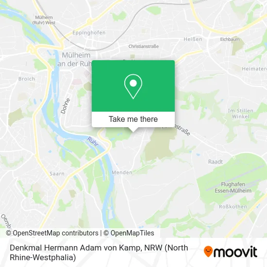 Карта Denkmal Hermann Adam von Kamp