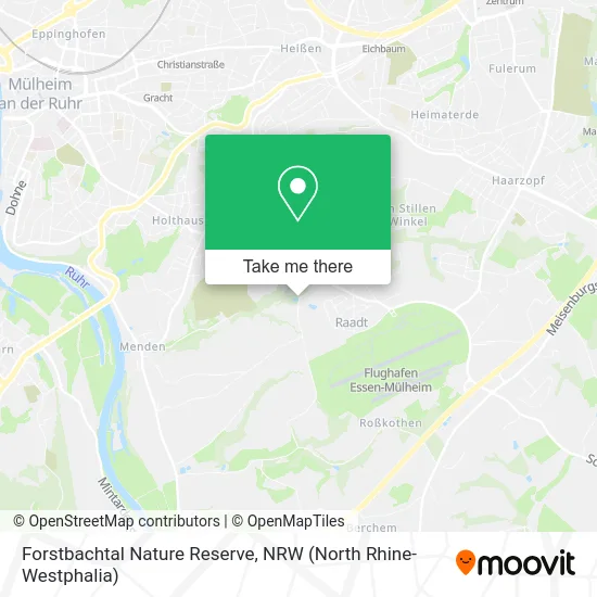 Карта Forstbachtal Nature Reserve