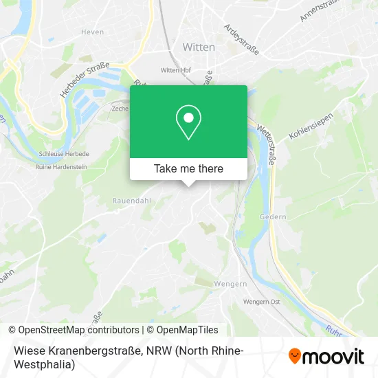 Карта Wiese Kranenbergstraße