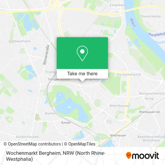 Карта Wochenmarkt Bergheim