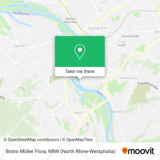 Карта Bistro Müller Flora