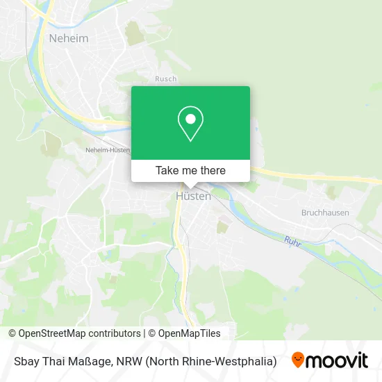 Карта Sbay Thai Maßage