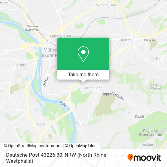 Deutsche Post 43226:30 map