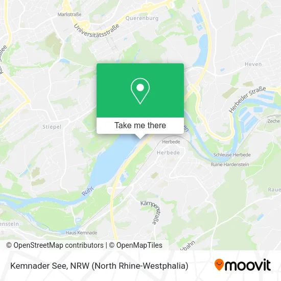 Карта Kemnader See