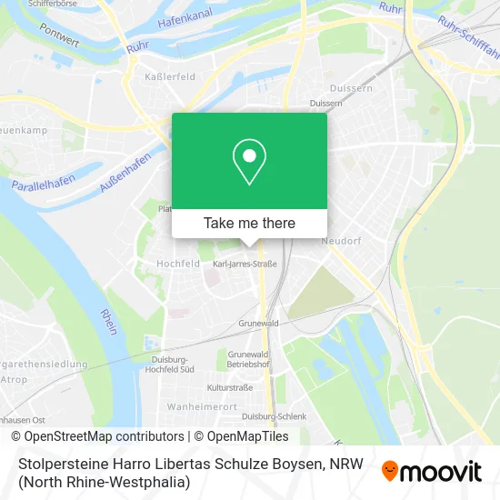 Stolpersteine Harro Libertas Schulze Boysen map