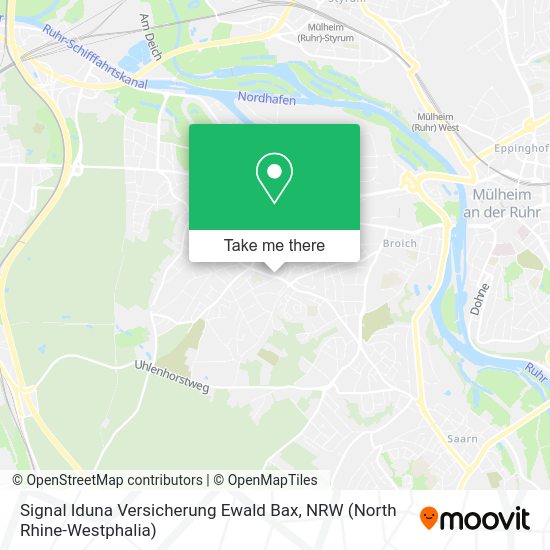 Карта Signal Iduna Versicherung Ewald Bax