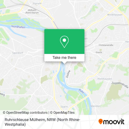 Карта Ruhrschleuse Mülheim
