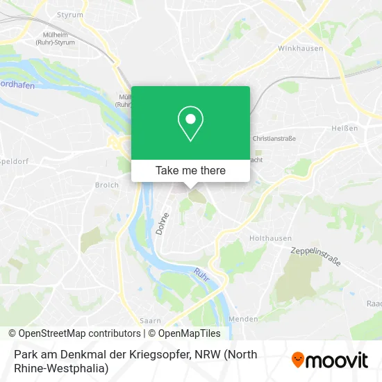 Карта Park am Denkmal der Kriegsopfer