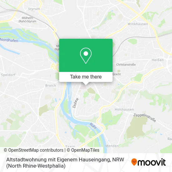 Карта Altstadtwohnung mit Eigenem Hauseingang