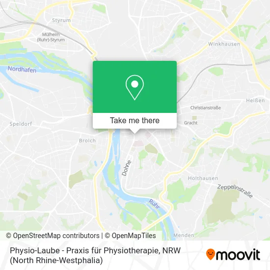 Карта Physio-Laube - Praxis für Physiotherapie