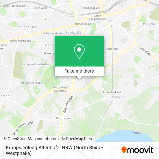 Карта Kruppsiedlung Altenhof I