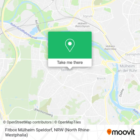 Карта Fitbox Mülheim Speldorf