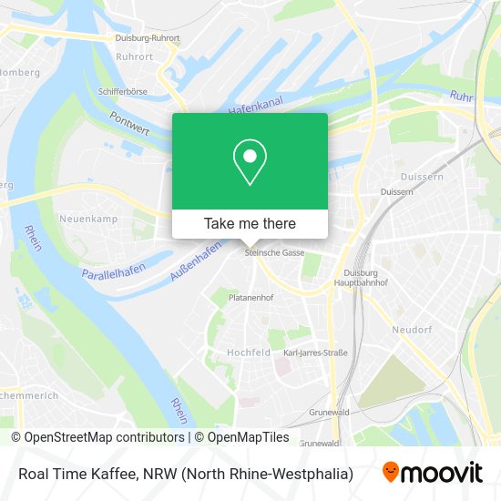 Карта Roal Time Kaffee