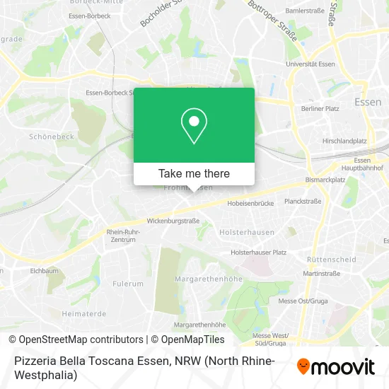 Карта Pizzeria Bella Toscana Essen
