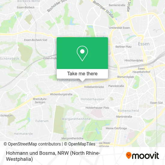 Hohmann und Bosma map