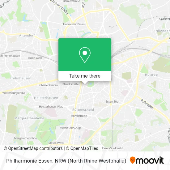 Philharmonie Essen map