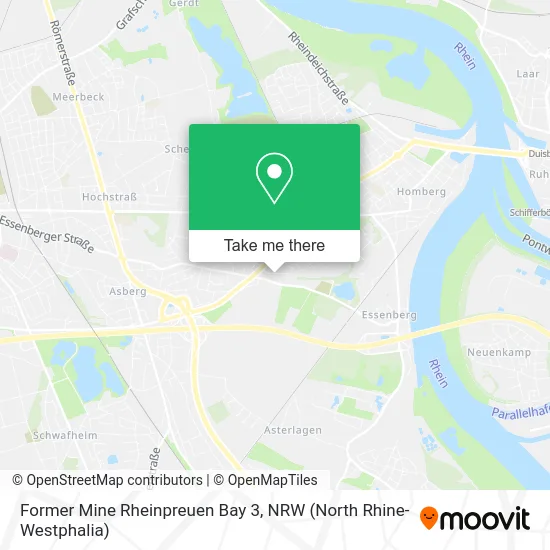 Карта Former Mine Rheinpreuen Bay 3