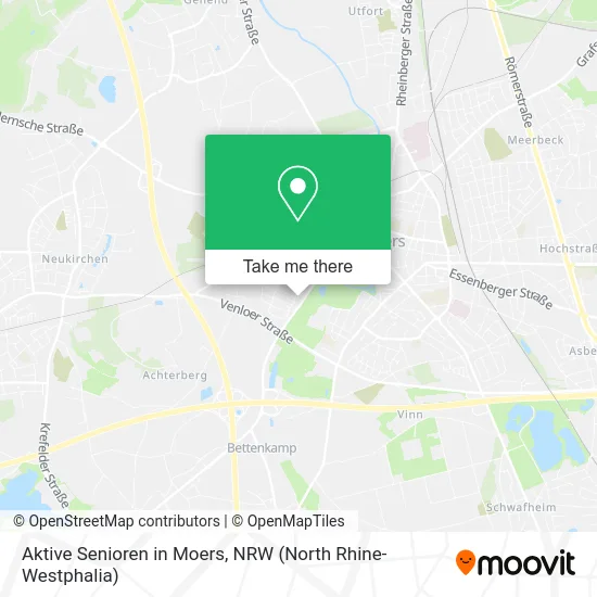 Карта Aktive Senioren in Moers