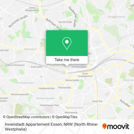 Innenstadt Appartement Essen map