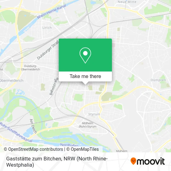 Карта Gaststätte zum Bitchen