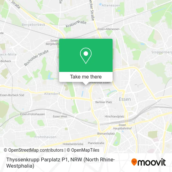 Карта Thyssenkrupp Parplatz P1