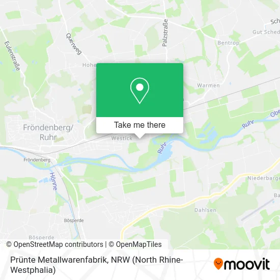 Карта Prünte Metallwarenfabrik