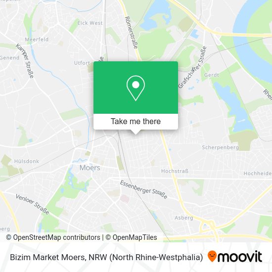 Карта Bizim Market Moers