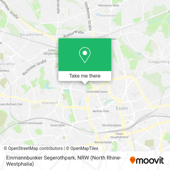 Карта Einmannbunker Segerothpark