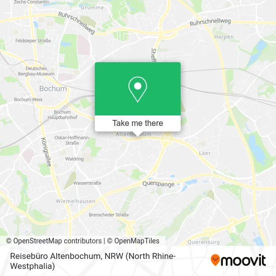 Карта Reisebüro Altenbochum