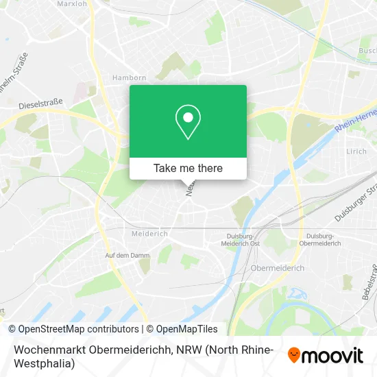 Wochenmarkt Obermeiderichh map