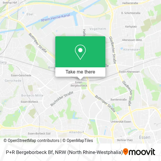P+R Bergeborbeck Bf map