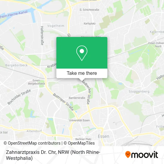 Карта Zahnarztpraxis Dr. Chr