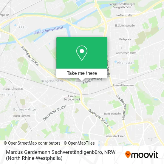 Карта Marcus Gerdemann Sachverständigenbüro