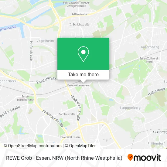 Карта REWE Grob - Essen